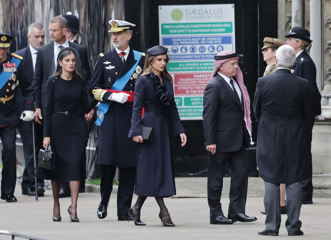 Король Иордании Абдалла II с королевой Ранией аль-Абдалла