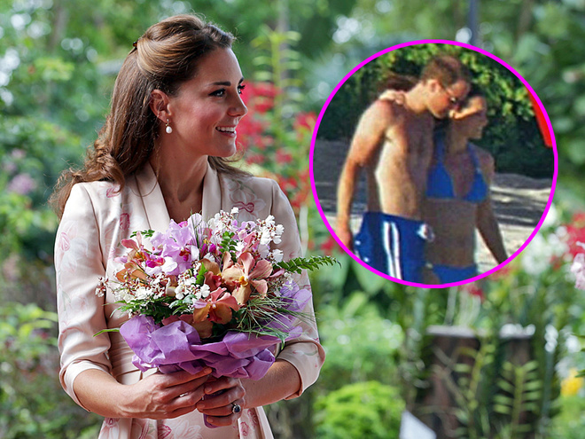 Кейт Миддлтон на пляже