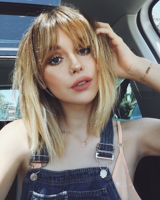 Рвані пасма і чубчик