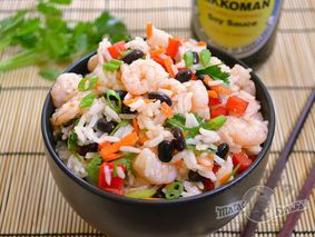 САЛАТ РИСОВЫЙ С КРЕВЕТКАМИ САЛАТ РИСОВЫЙ С КРЕВЕТКАМИ