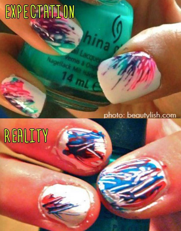 Маникюр. ожидание и реальность