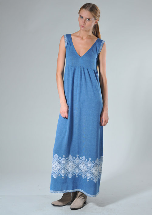 Длинные трикотажные платья на лето 2016 от RITO