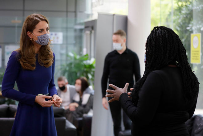 Кейт Миддлтон посетила благотворительную организацию