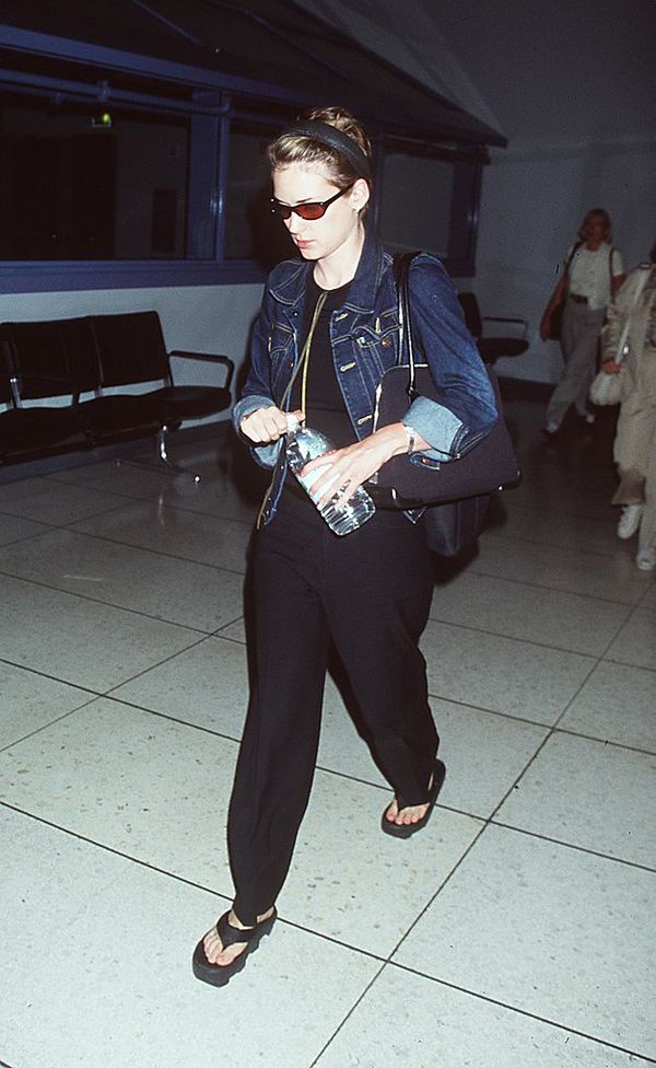 Джинсы с высокой посадкой