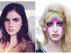 Образи на показі круїзної колекції Louis Vuitton колаж