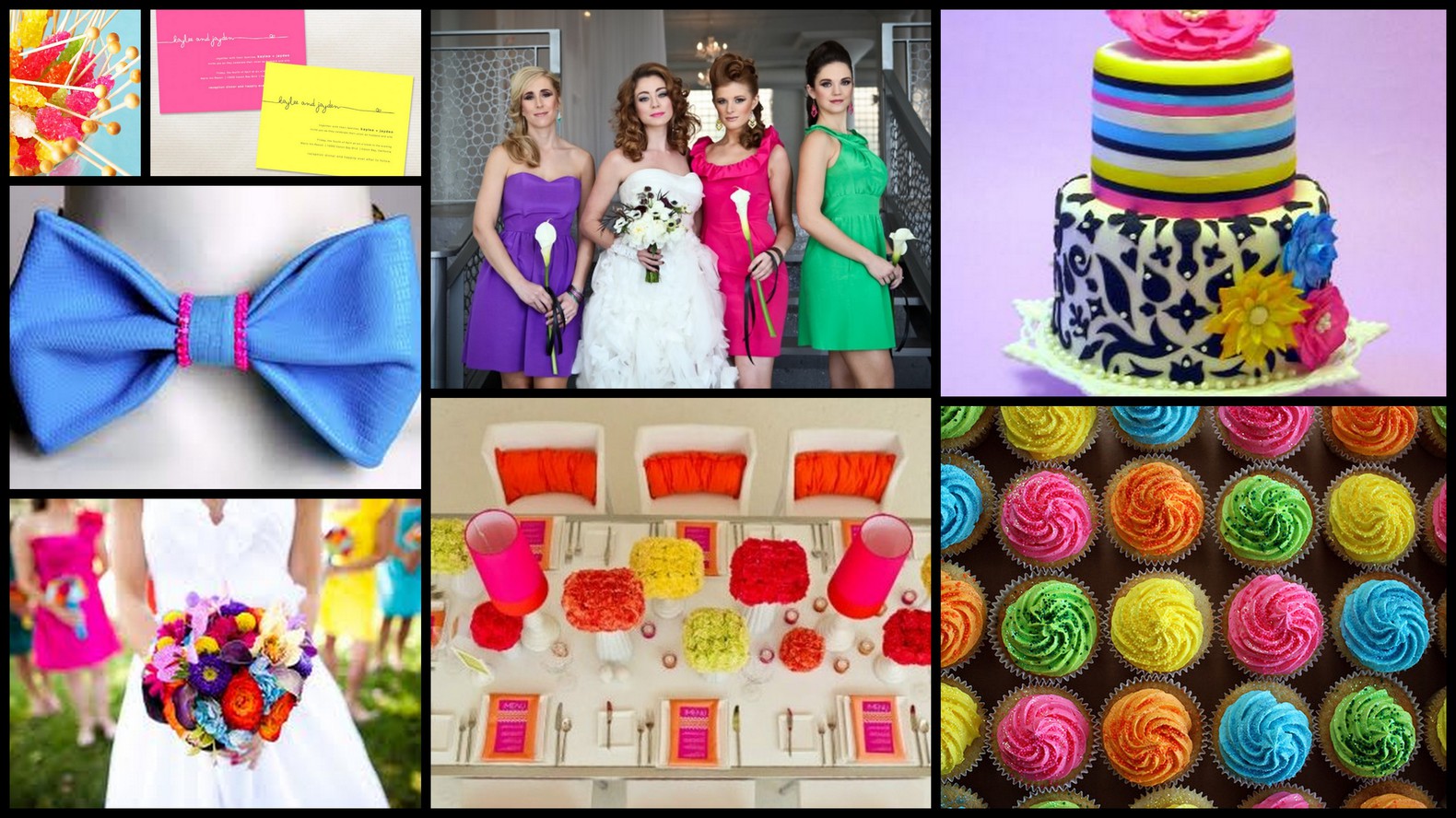 Стильні весільні відтінки: neon