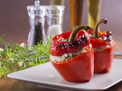 фарширований перець з овочами