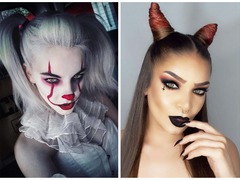 Прически на Хэллоуин