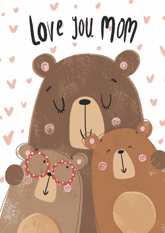 Поздравительная открытка ко Дню матери