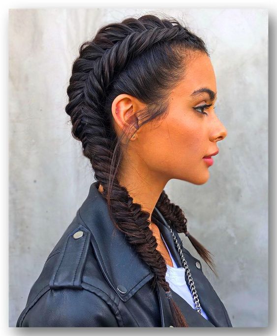 Модные косы: волосы средней длинны