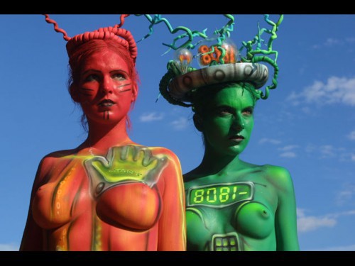 Фестиваль бодиарта в Австрии