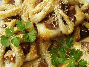 Слойки с мясом Слойки с мясом