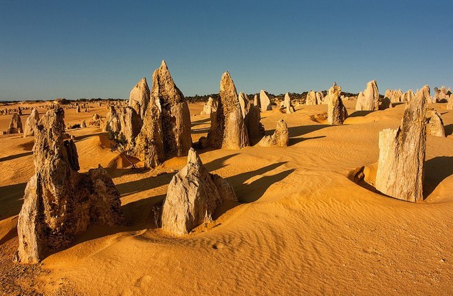 Золотые пески Австралии: пустыня Пиннаклс