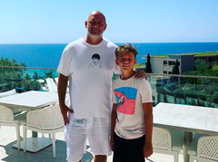 Потап с сыном Андреем