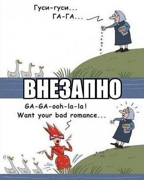 Бабка, гуси и леди ГАГА
