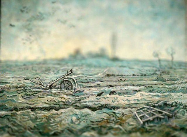 Обалденные полотна Ван Гога, снятые на фотокамеру с эффектом tilt-shift
