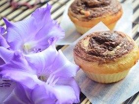Творожные маффины с Nutella Творожные маффины с Nutella