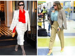 Офисные наряды Виктории Бекхэм