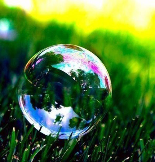 Очаровательные фотографии с пузырьками