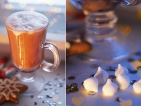 Миндальное какао с безе Миндальное какао с безе