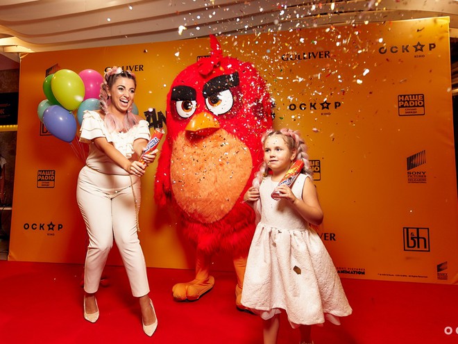 В Киеве состоялась премьера мультфильма "Angry birds в кино 2"