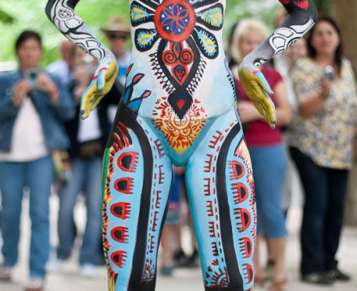 Фестиваль бодиарта в Австрии