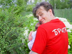 Сергей Безруков с дочкой