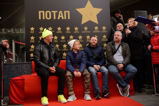 Потап отримав іменну зірку в центрі Києва