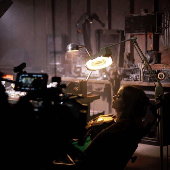 Екатерина Ковальчук на съёмках фильма Roy