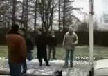 Когда гололед))    