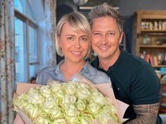 Александр Педан с женой