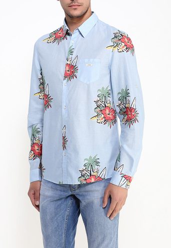 Мужская рубашка с цветочным принтом Guess: 2551 грн