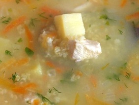 Куриный суп с пшеном Куриный суп с пшеном