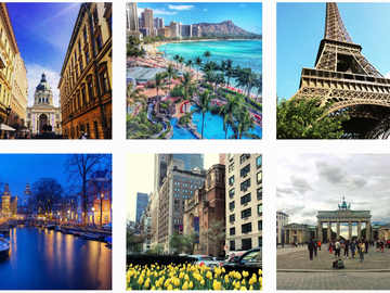 Самые красивые города мира сквозь фильтры Instagram