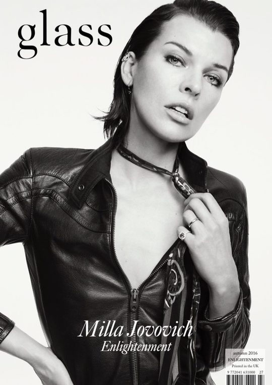 Бунтарський дух: Міла Йовович у фотосесії для Glass Magazine