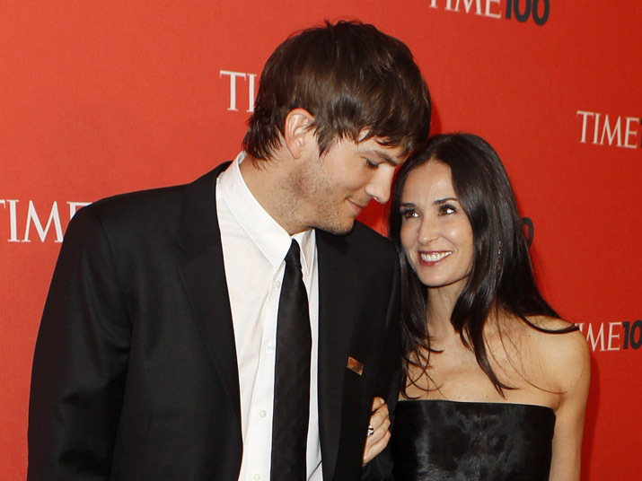 Ештон Катчер, Демі Мур