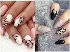 Леопардовый маникюр