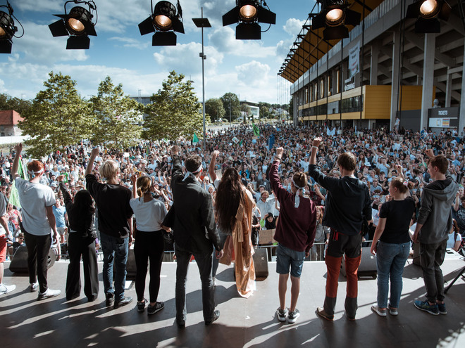 Руслана выступила в Аахене на глобальной демонстрации движения Fridays For Future