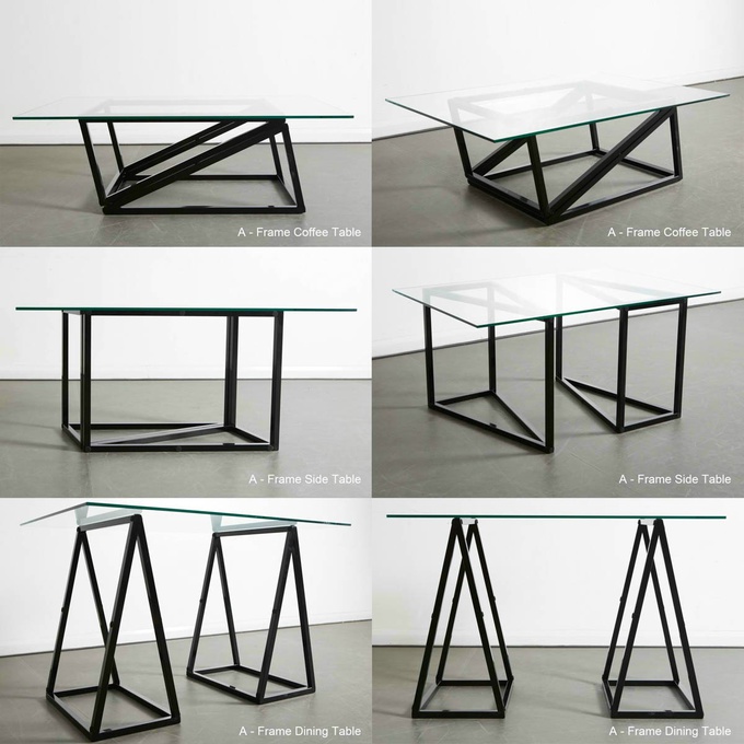 Стол-трансформер A-Frame Table, дизайн – Duffy London