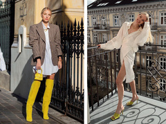 Модные образы с платьем-рубашкой