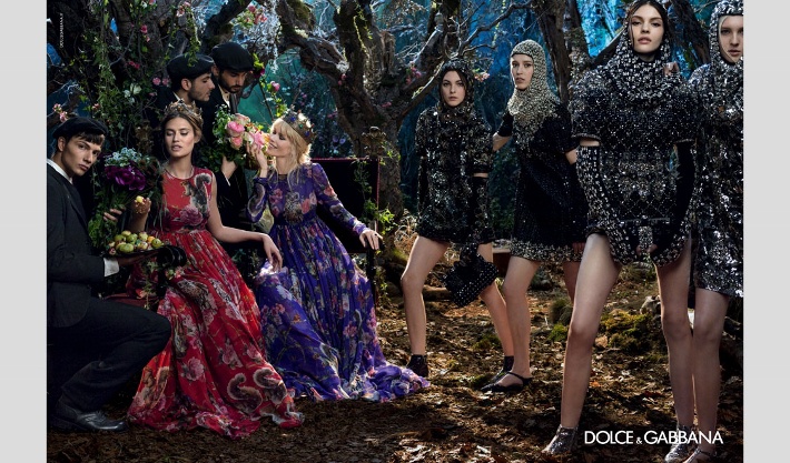 Рекламная кампания Dolce&Gabbana fw 14/15