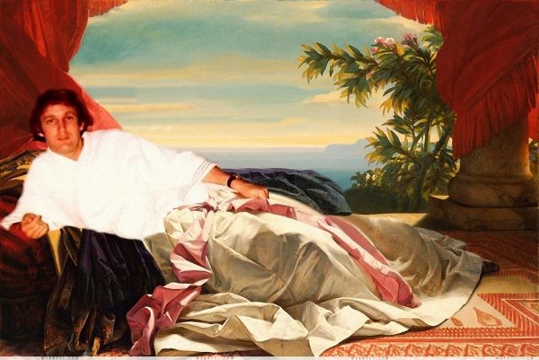 Трамп в халате стал звездой Интернет