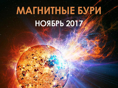 Магнитные бури в ноябре 2017