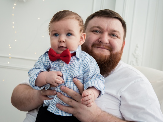 Владимир Жогло с сыном