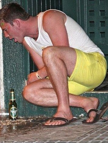 Дебош английских студентов