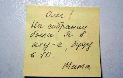 Смешные записки