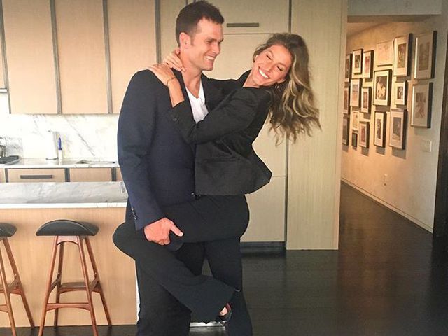 Жизель Бундхен и Том Брэди