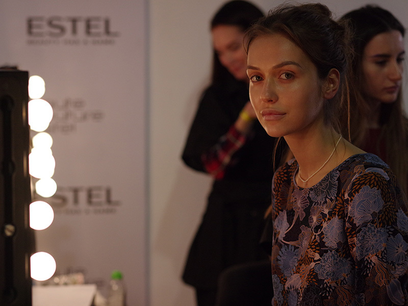 UFW AW 16/17. Второй день: бэкстейдж макияж