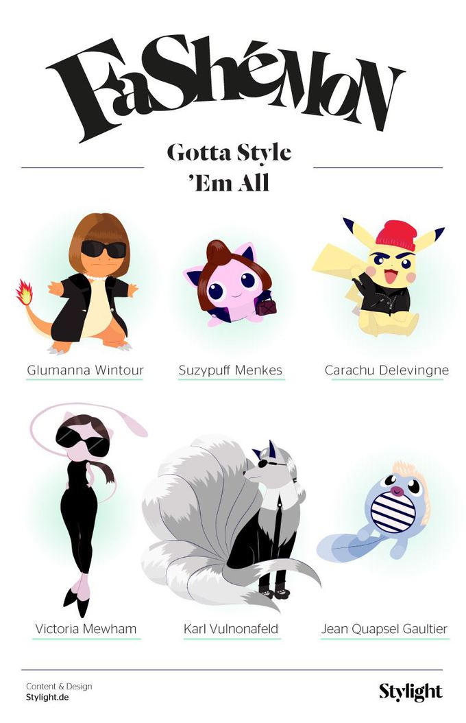 Pokemon Go: Анна Винтур, Кара Делевинь и другие модники стали фэшемонами