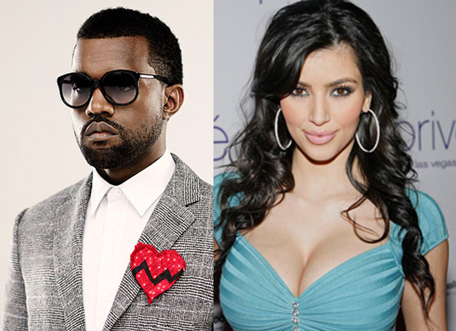 Кім Кардашіан та Кані Вест 